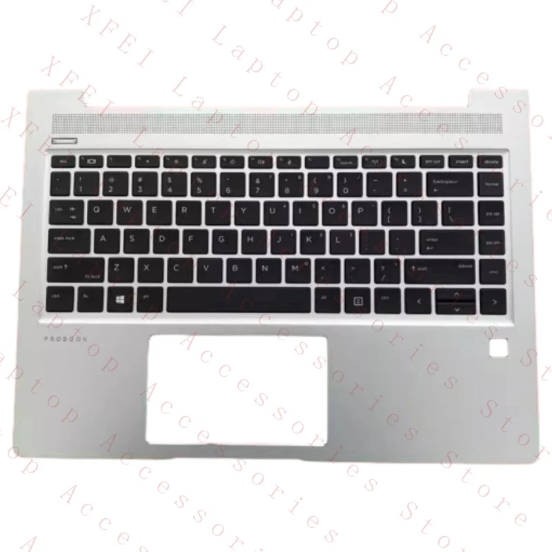 D  For HP Probook 440 G6 G7 14 G2 G3 With Us Keyboard Palmrest Upper Keyboard Frame