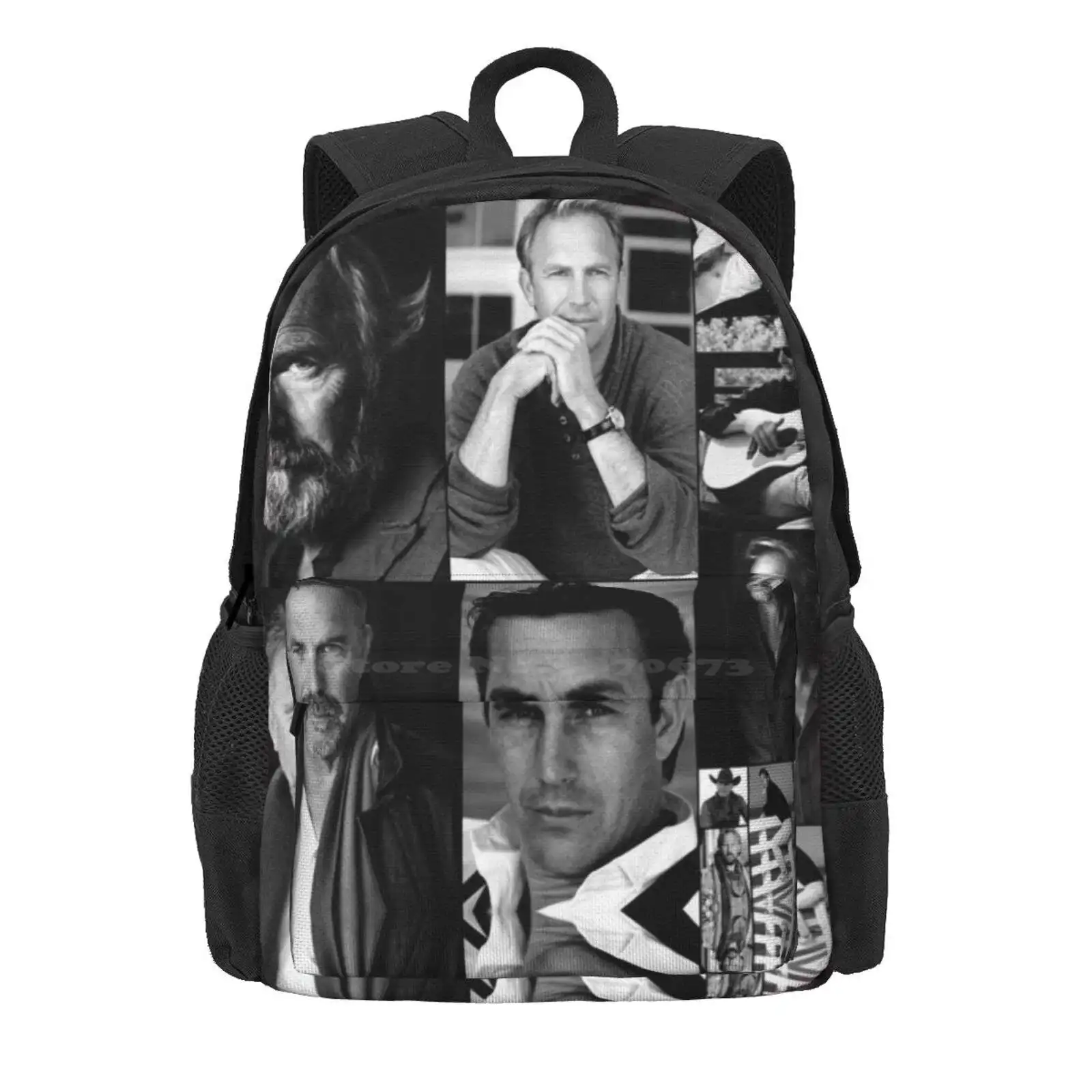 Kevin Costner Hot Sale Schoolbag Backpack Fashion Bags Kevin Costner Wild West Movie Country Rip Actor Kevin Musician