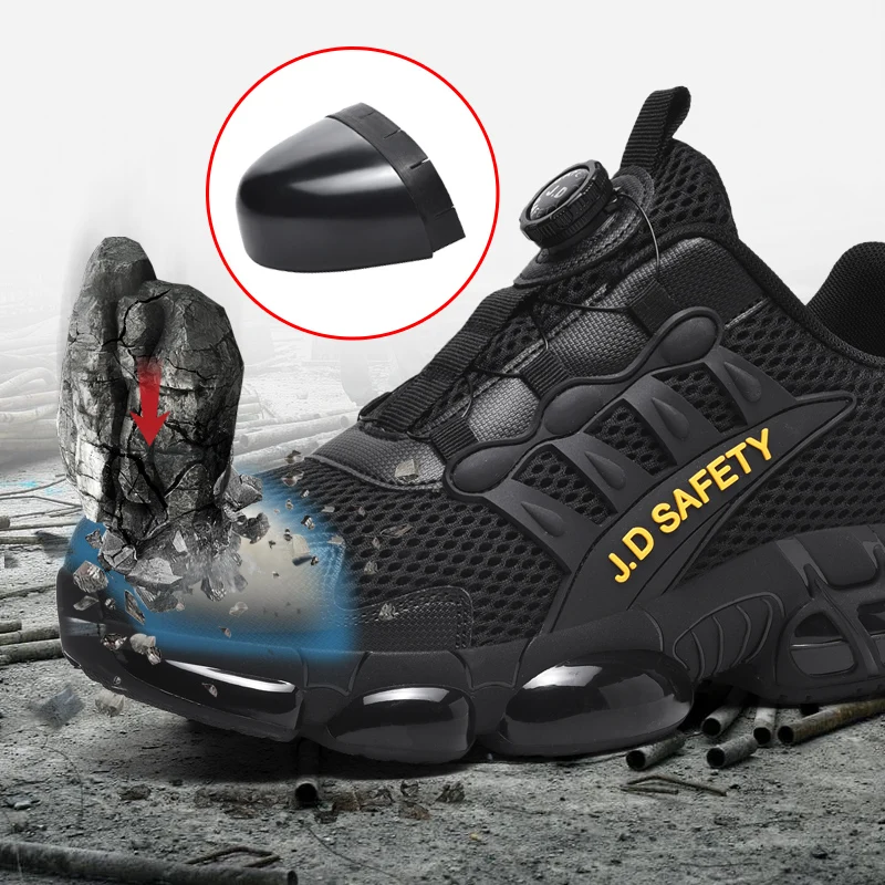 

Men's Military Tactical Boots Army Boots Men Side Zipper Military Boots Men Anti-Slip Ankle Boots Work Safety Shoes Hiking Shoe