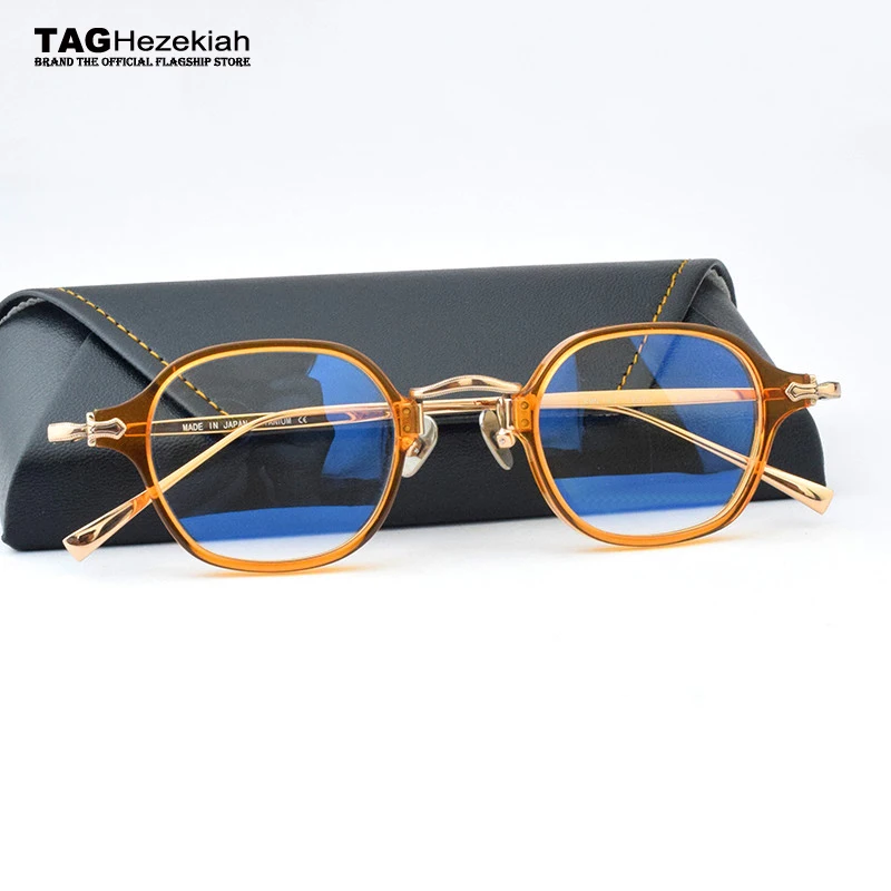 2023 Handmade Titanium Glasses Frame Women Men Vintage Transparent Reading Prescription Eyewear New Women's Eyeglass Frames N183