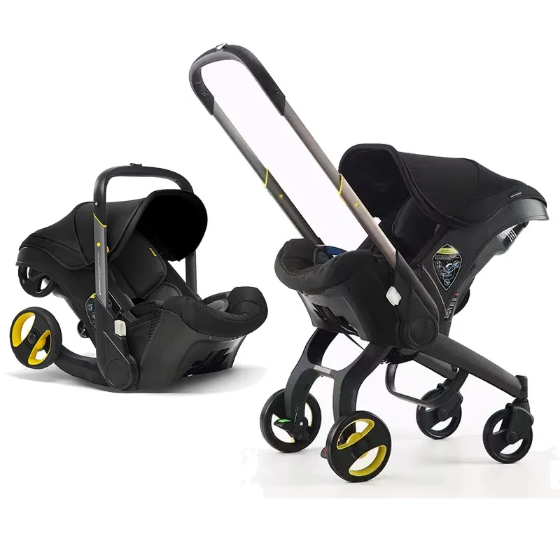 Image of Passeggino compatto Seggiolino auto Passeggino 2 IN 1 Sistema da viaggio per bambini Passeggino per neonati e bambini piccoli Passeggino leggero Doona cod004