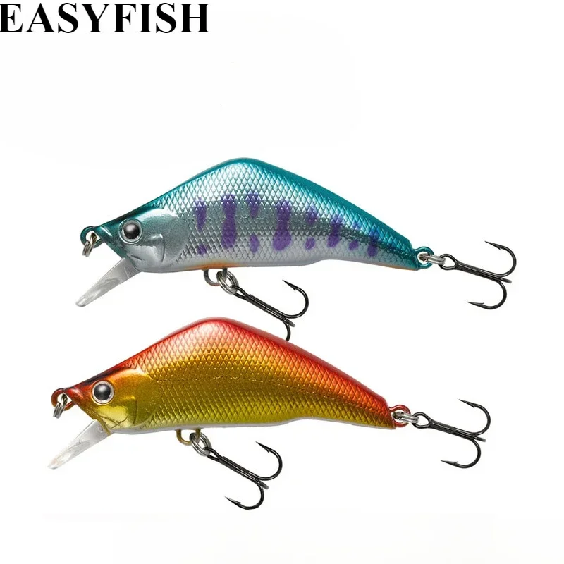 

3.8g 48mm Mini Sinking Minnow Fishing Lure Isca Artificial Trout Plastic Hard Baits Pesca for Bass Pike Perch Fish Tackle Leurre