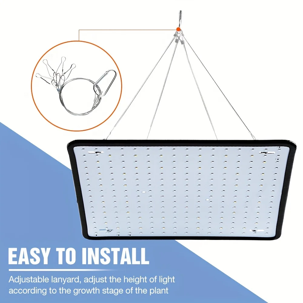 Imagem -04 - Full Spectrum Led Grow Light para Plantas de Interior Hidroponia Crescimento Lâmpada Quantum Board Cultivo de Flores e Sementes 2000w