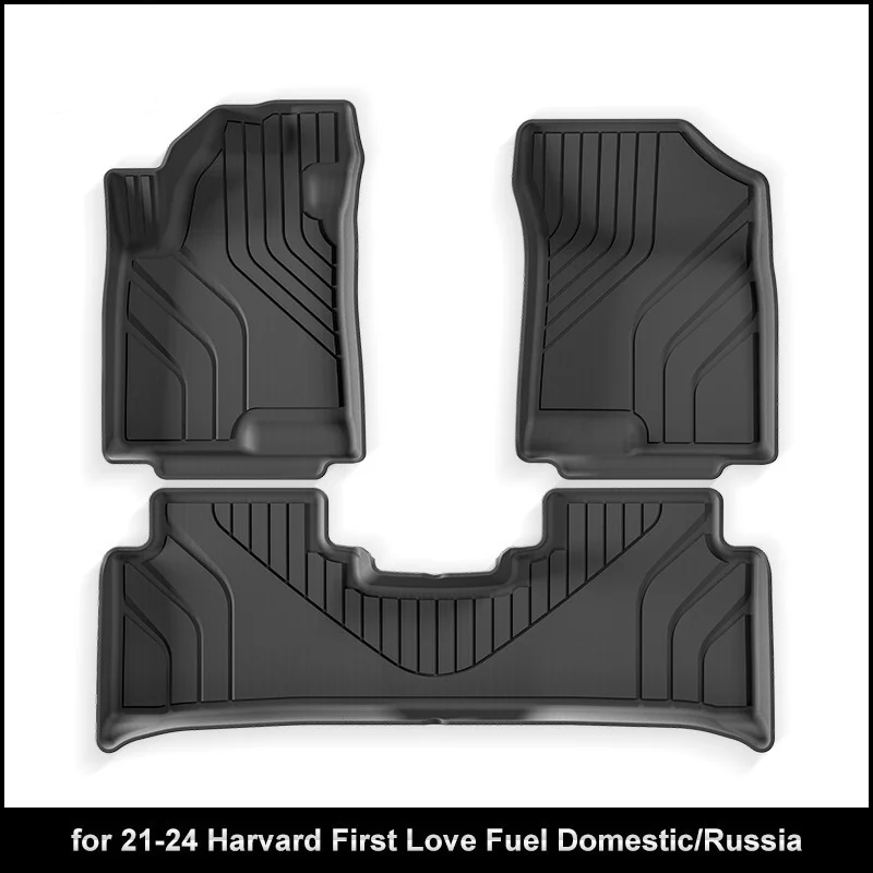 TPE Car Floor Mats For 2021 2024 Great Wall Haval Jolion First Love Full Set 5 Seat Half Wrap