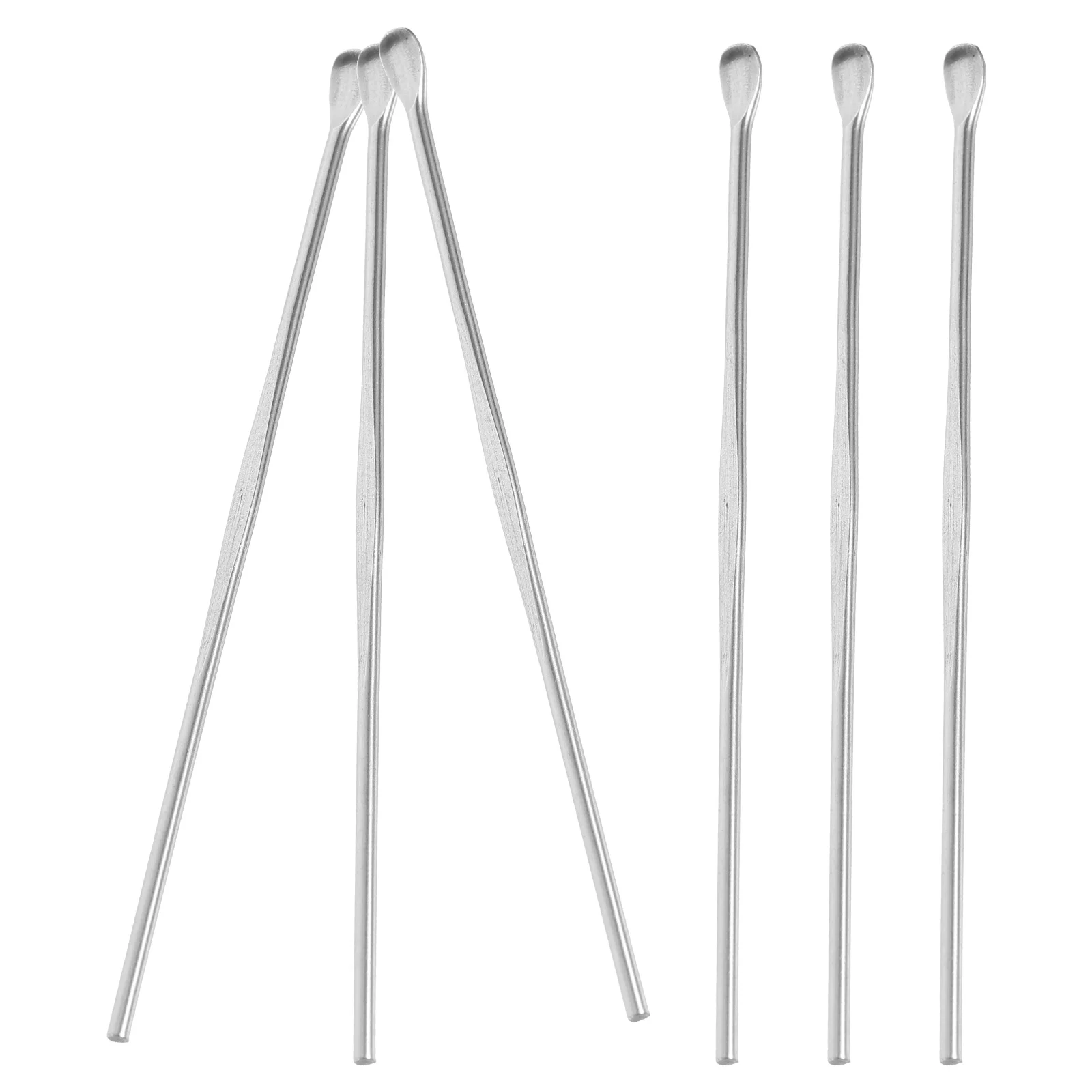 6 Pcs Earplugs for Sleeping Noise Cancelling Curette Aldult Wax Remover Tool Silver Earpicks Baby