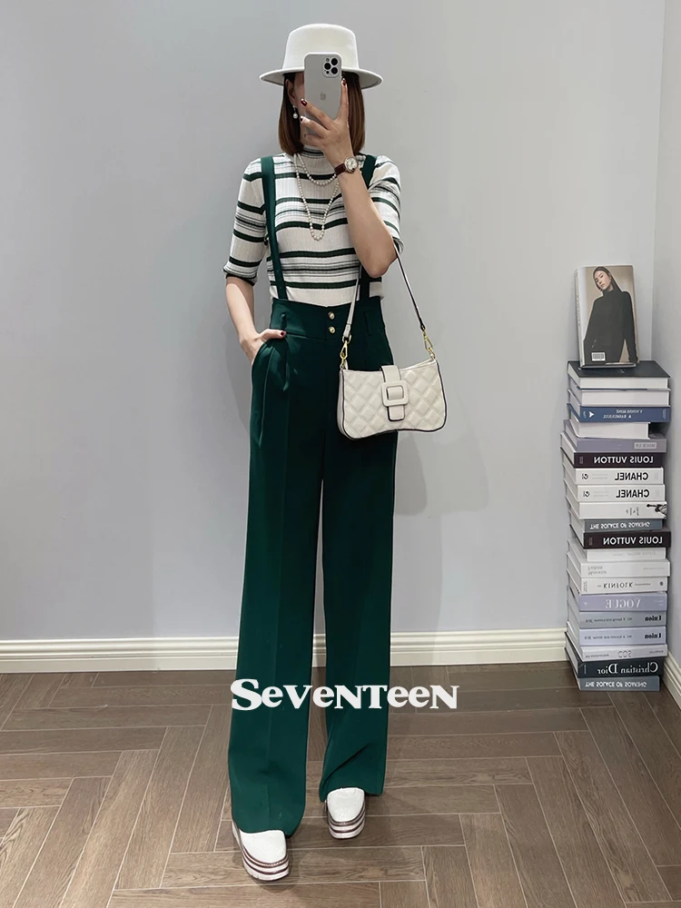 

Женская трикотажная футболка из шерсти с эффектом похудения, приталенная, в полоску, с защитой от катышков, для офиса и повседневной носки