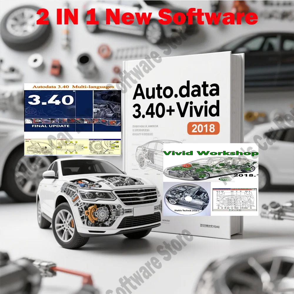 

Vivid 2018 workshop data obd2 scanner Software + Autodata 3.40 Multi-languages Automotive Car Tool Software Free remote install