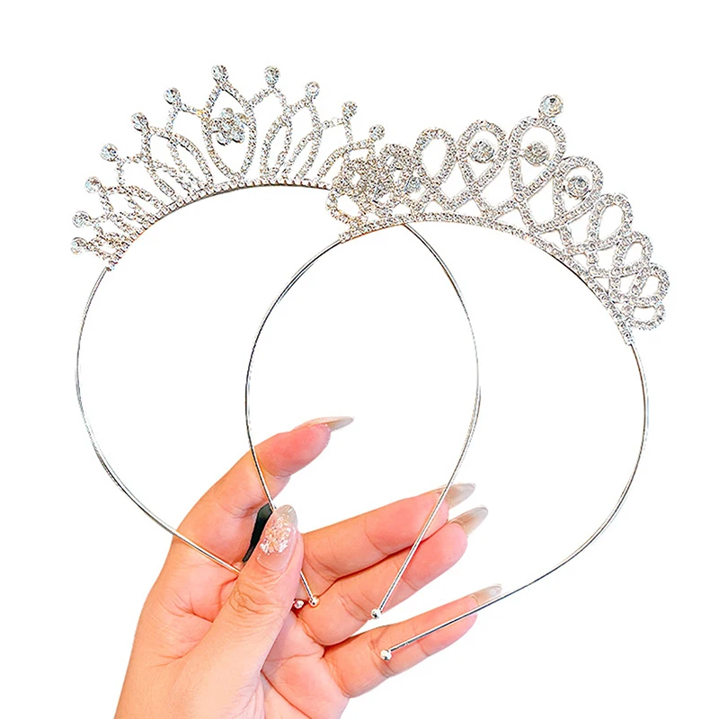 

【Peace】Party Girl Crown Headband Performance Catwalk Sweet Little Girl Crown Headband Children's Hair Accessories Birthday Gift