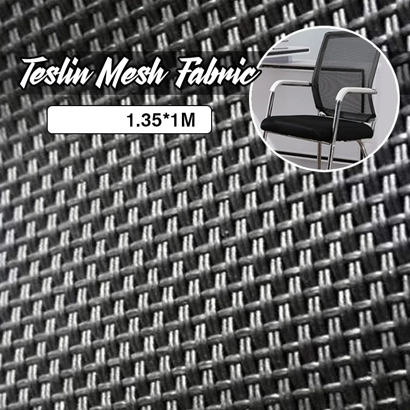 100*135cm Warterproof Teslin Fabric For Diy Outdoor Beach Recliner Office Chair Pet Placemat Breathable Teslin Mesh PVC Fabric