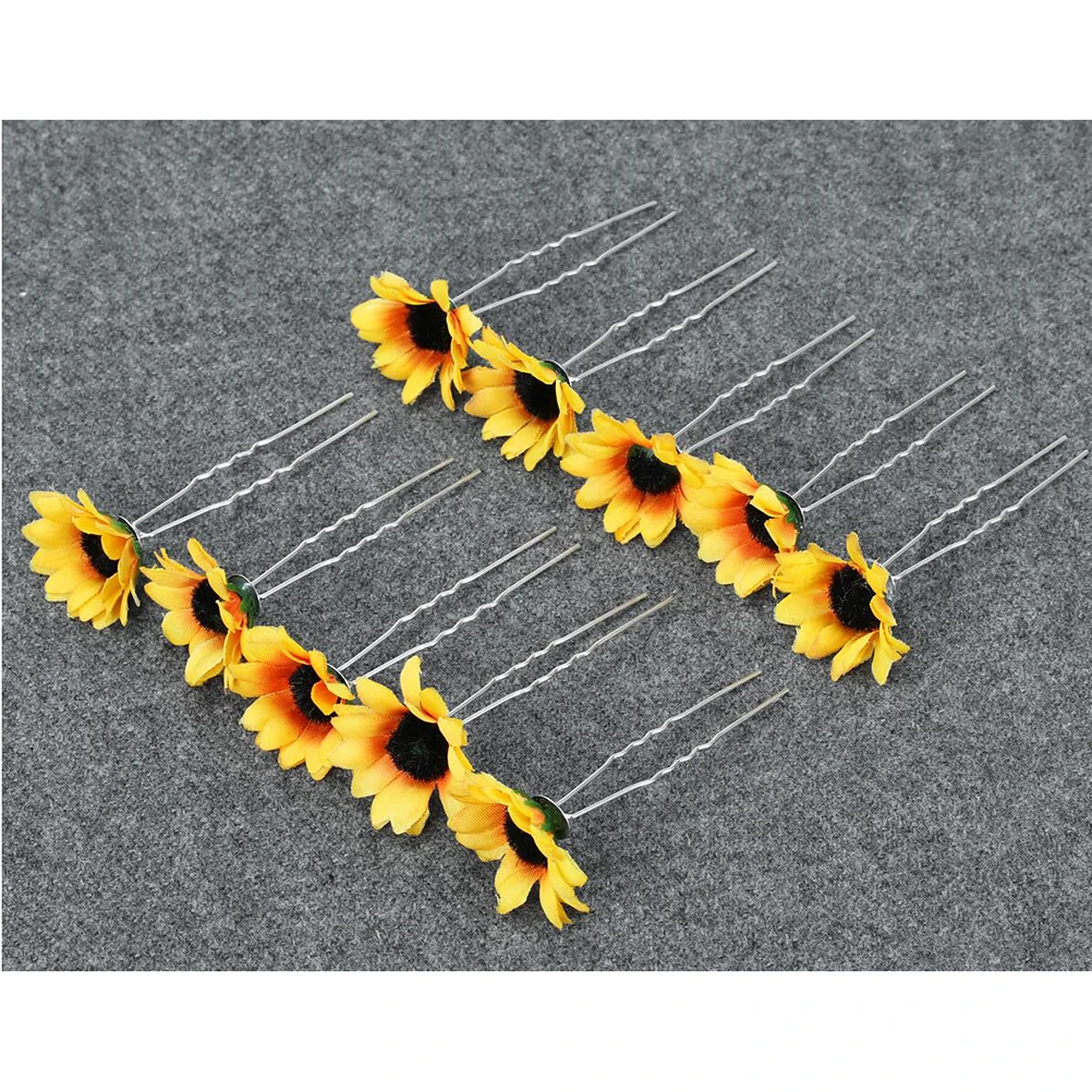 

2 шт. повязки на голову с цветочным принтом, венок для волос с подсолнухом, элегантный дизайн, легкие удобные женские вечерние свадебные аксессуары