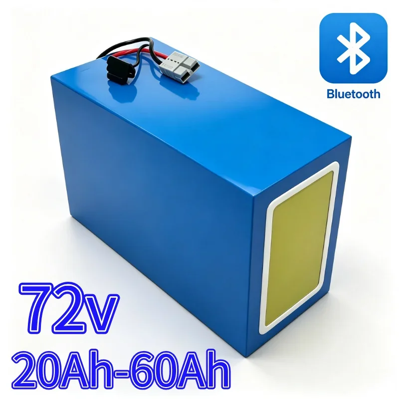 72V 20Ah 30Ah 40Ah 60Ah Li-ion Battery Pack, 50A~200A BMS, 3000W/5000W/8000W/12000W for Folding Two Wheel Cart & Lawn Cart