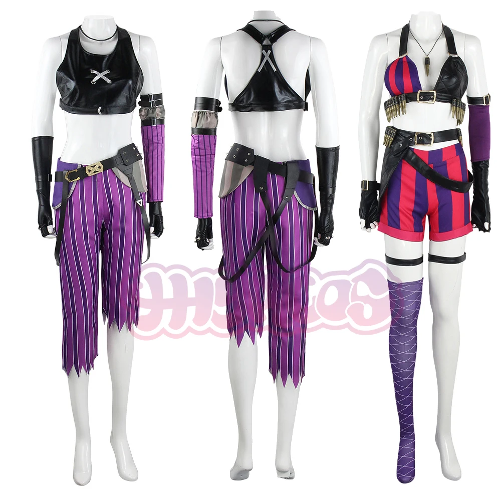 

Anime LOL Arcane Jinx Cosplay Costumes For Women League Of Legend Cosplay Jinx LOL League Of Legends Anime Jinx Costume