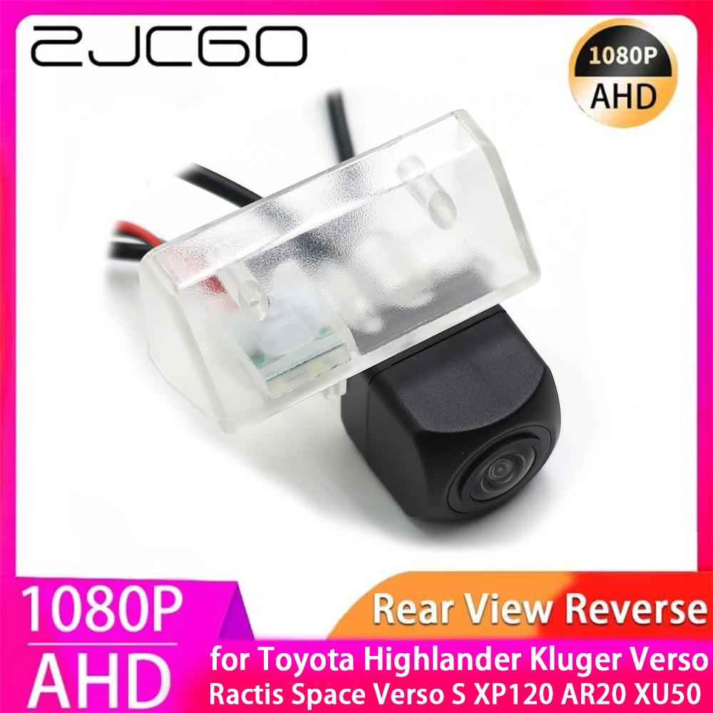 AHD 1080P Parking Reverse Back up Car Rear View Camera for Toyota Highlander Kluger Verso Ractis Space Verso S XP120 AR20 XU50