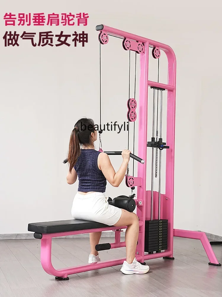 Shaping hip training equipment, inner and outer thigh high pull-down trainer, squat push hip bridge machine