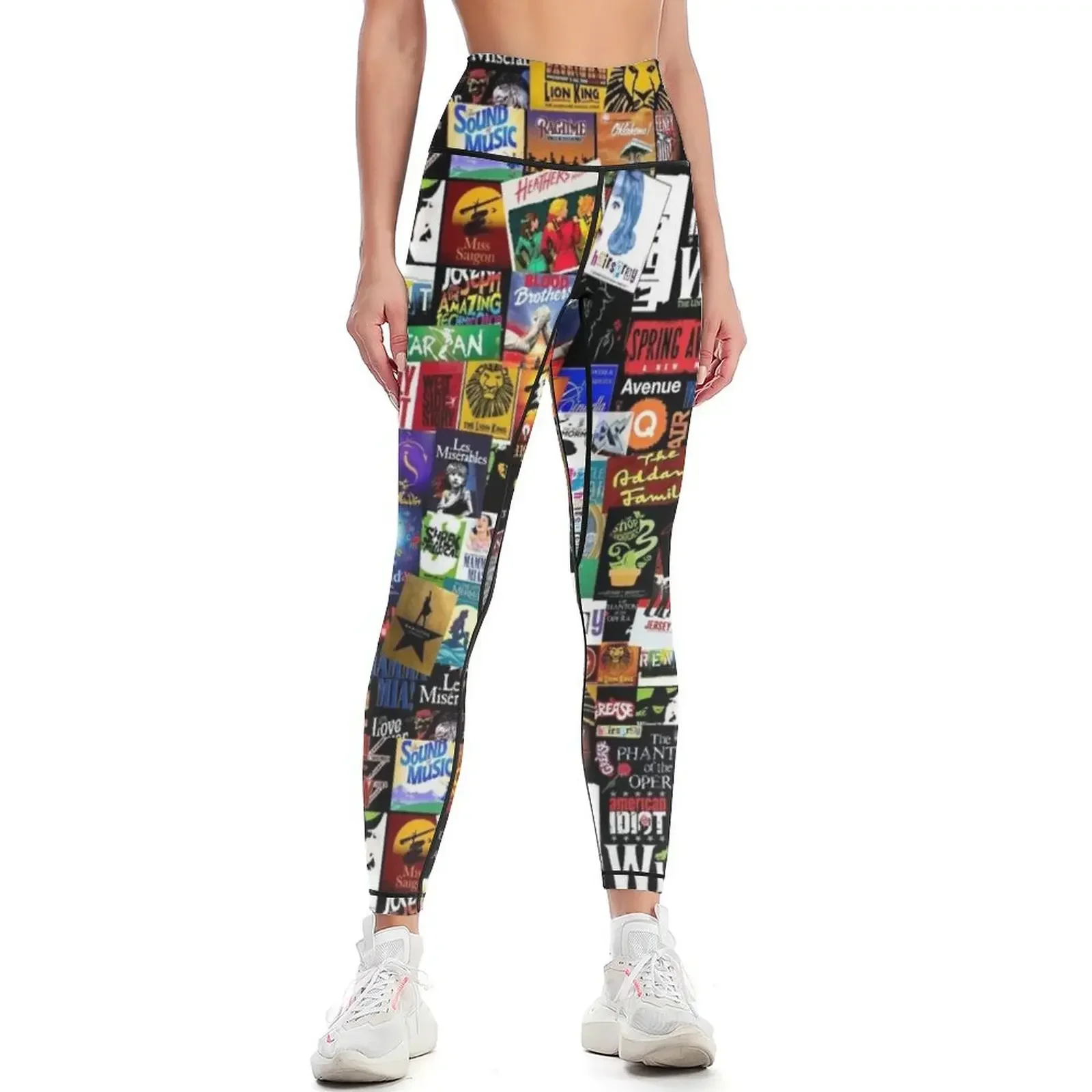 

Musicals Collage II Original Leggings push up legging Women's gym Sweatpants gym womans Womens Leggings