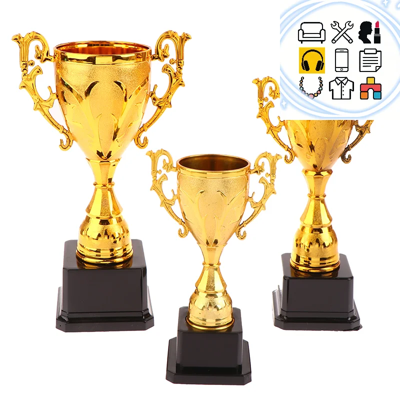 Trofeo de premio, trofeos ganadores, trofeo de plástico para niños, juguetes para niños, premio de competición, recuerdos de fiesta