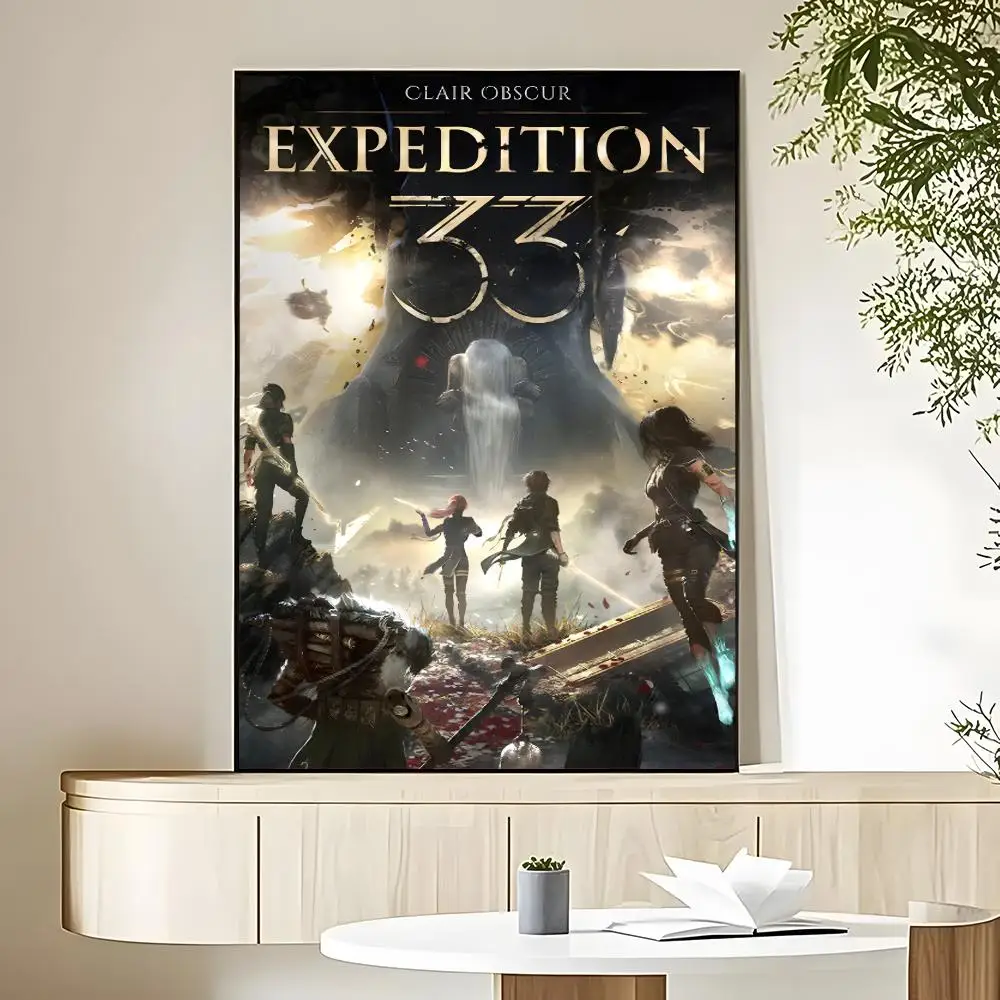 E-expedition 33 Poster HD Art Sticky Wall Waterproof Home Living Room Bedroom Bar Aesthetic Decoration