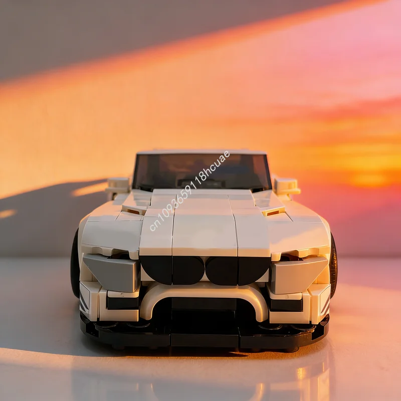 

354 детали MOC BMW City Champions, конструктор, развивающая игрушка, креативный подарок на Рождество, обучающий конструктор