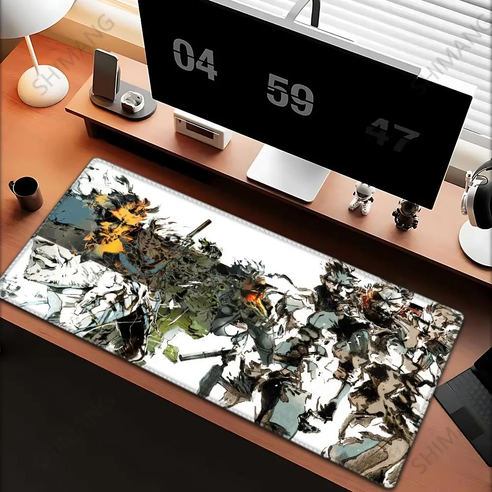 

XXL 900x400mm Metal Gear Mouse Pad for Computer Keyboards PC Accessories Non-slip Desk Mat Gamer Rug Mausepad Gaming Laptop Pad