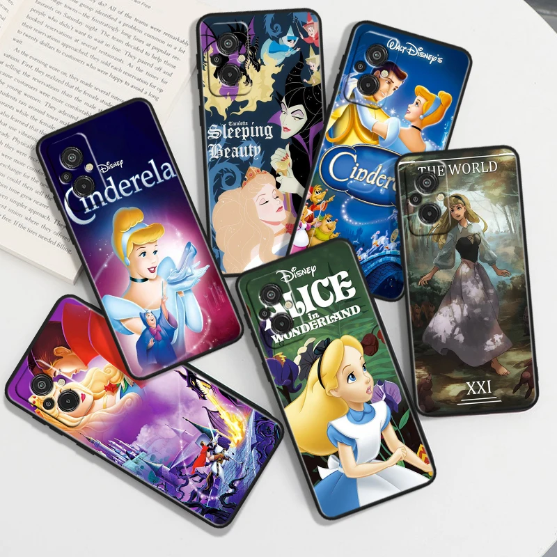 

Disney Sleeping Beauty For Xiaomi Redmi 12C 11A 11 10C 10X 9T 9C 9AT 9A 8A 7A S2 6A A1 Plus Black Soft TPU Phone Case