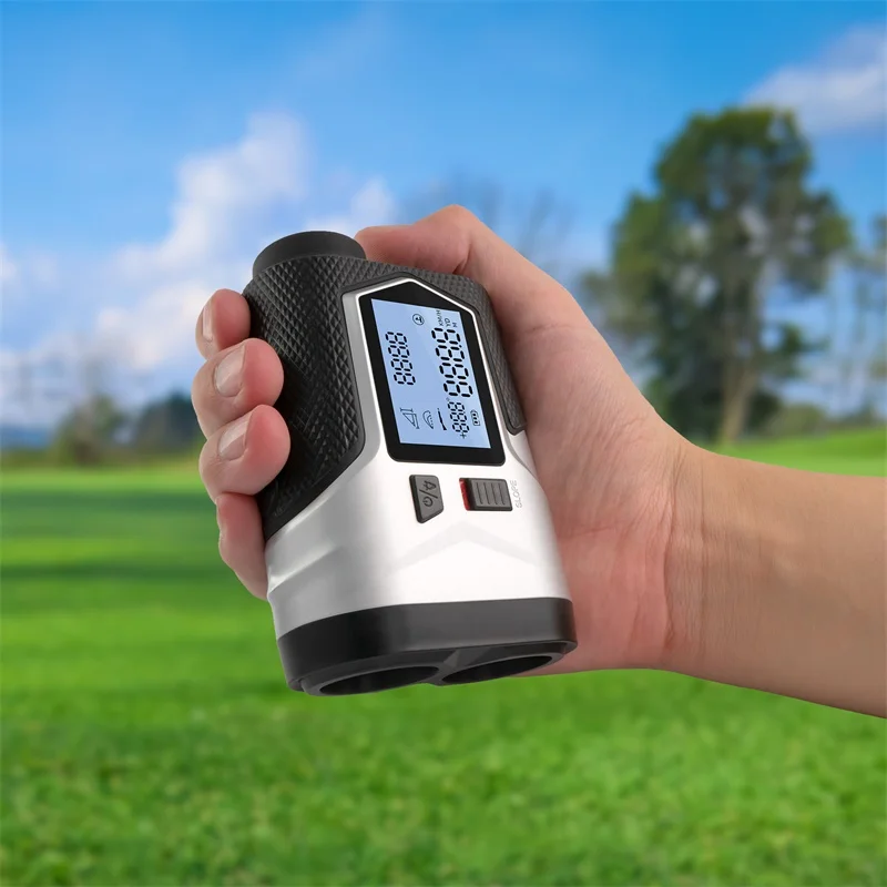 Telémetro láser golf 1200m recargable con indicador de pendiente - imagen 4