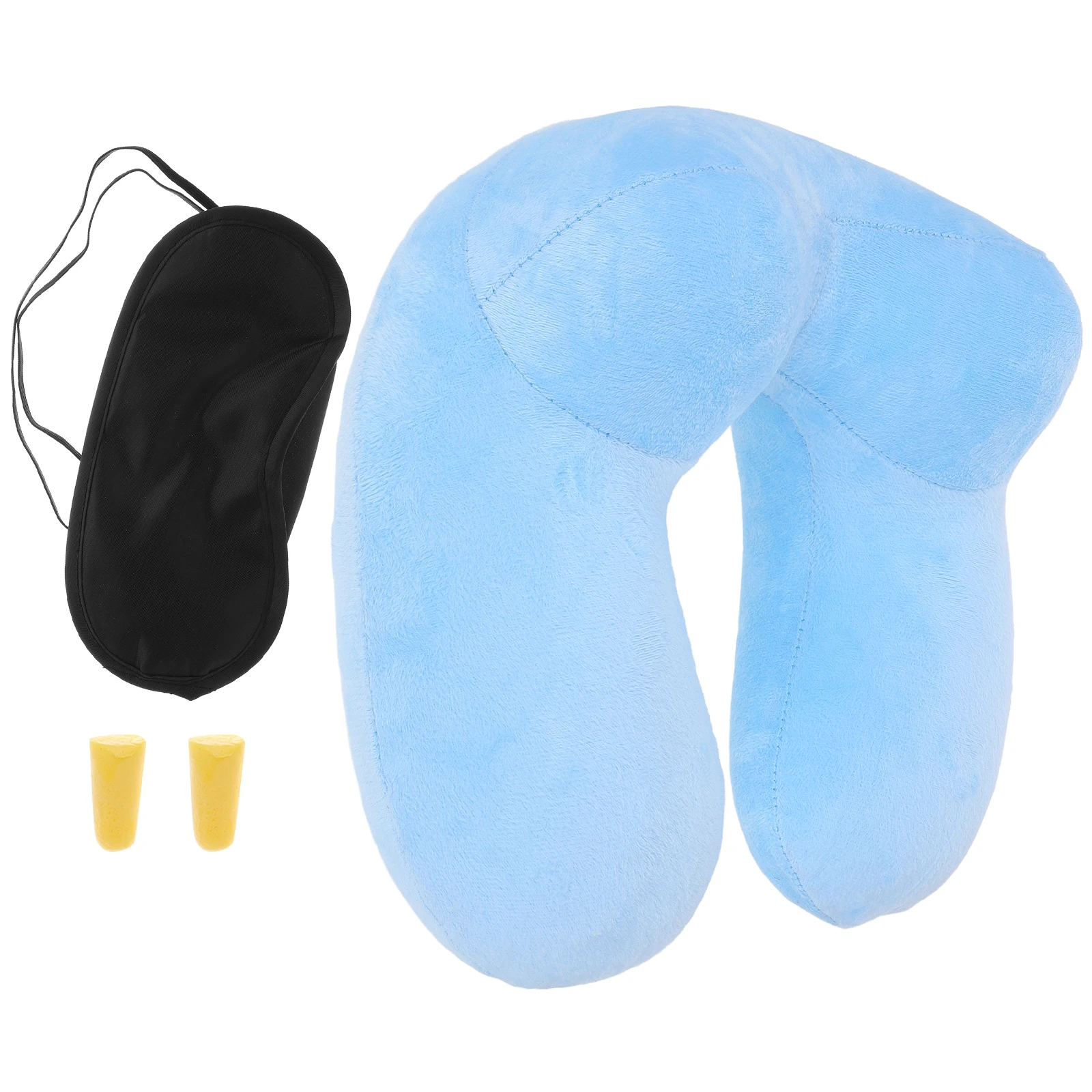 

1pcs Shaped Inflatable Travel Neck Support Car Plane Train U Neck Pillow Use Ergonomic U Shape Removable Cover Pillows