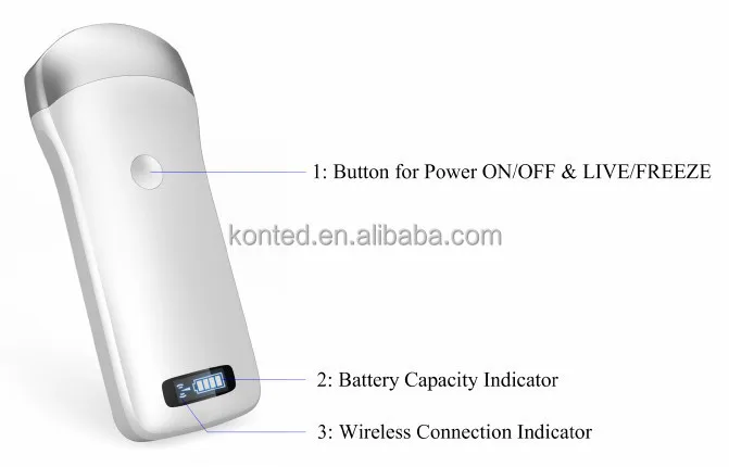 

Konted C10R 2020 Portable Wireless Ultrasound Scanner Conevx Probe 3.5mhz Innovative Medical Devices