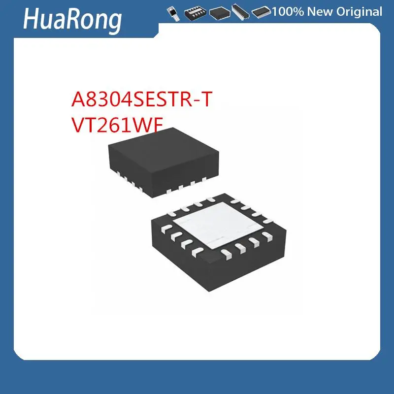 5PCS/LOT     8304   A8304SESTR-T   A8304SESTR   A8304S     VT261WF   VT261WFQX-ADJ     QFN16