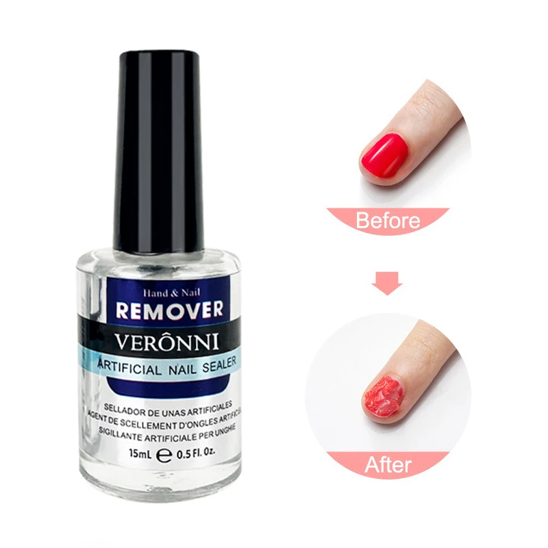 15 مللي مزيل غراء الأظافر السريع، سهل الاستخدام مزيل جل الأظافر مزيل طلاء الأظافر لجل طلاء الأظافر جل فن الأظافر #2