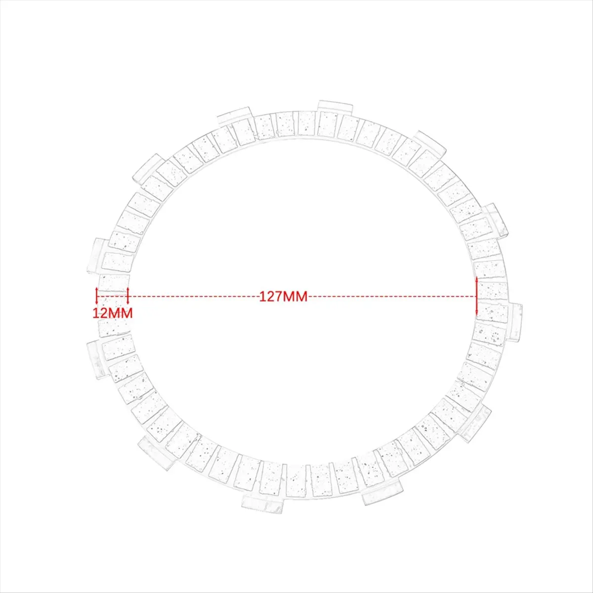 A23Z Motorcycle Clutch Plates Disc for 1050 1090 1190 Adventure 1290 Super Adventure 2013-2023 Motorcycle Accessories
