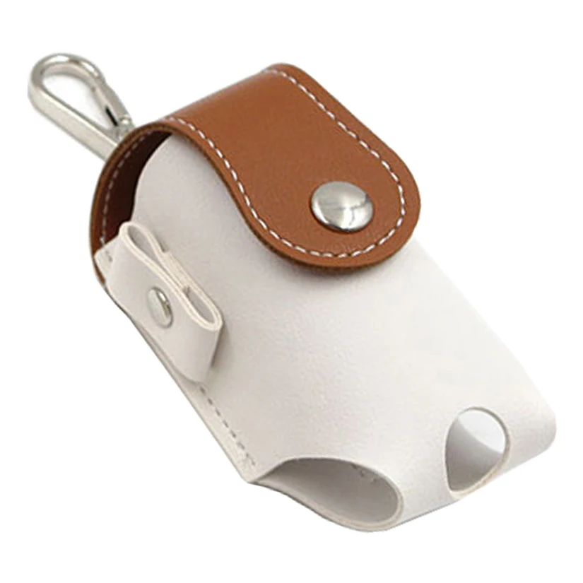 Mini Pocket Golf Ball Bag Brown Can Be Tied To The Belt And Can Hold 2 Balls Lightweight Portable And Durable