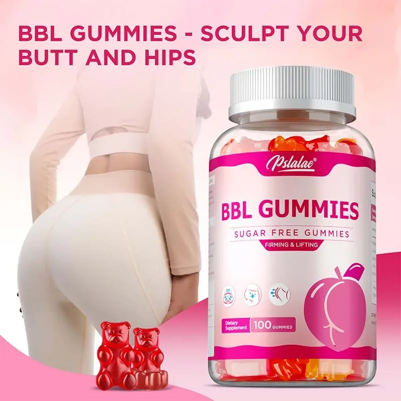 BBL Gummies for Women - Promote Natural Growth of Buttocks, Enhance Confidence, Shape Natural Curves, Improve Appearance