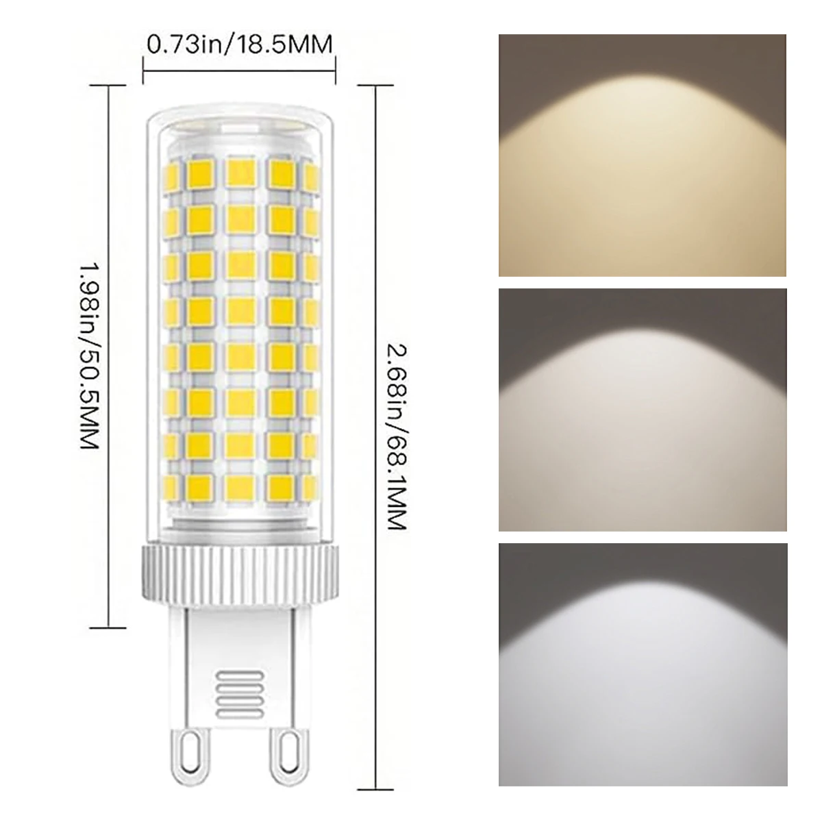 LED Corn Light Bulb 15W 96LEDs Super Bright Spotlights Living AC220V/110V 2835SMD Lamps Room Lamp Bedroom Lighting Decorative G9