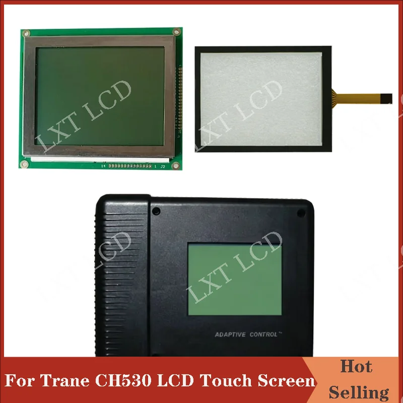New LCD With Touch Screen For Trane CH530 MOD01490 X13650827-07 47-f-8-48-007R1 Replacement