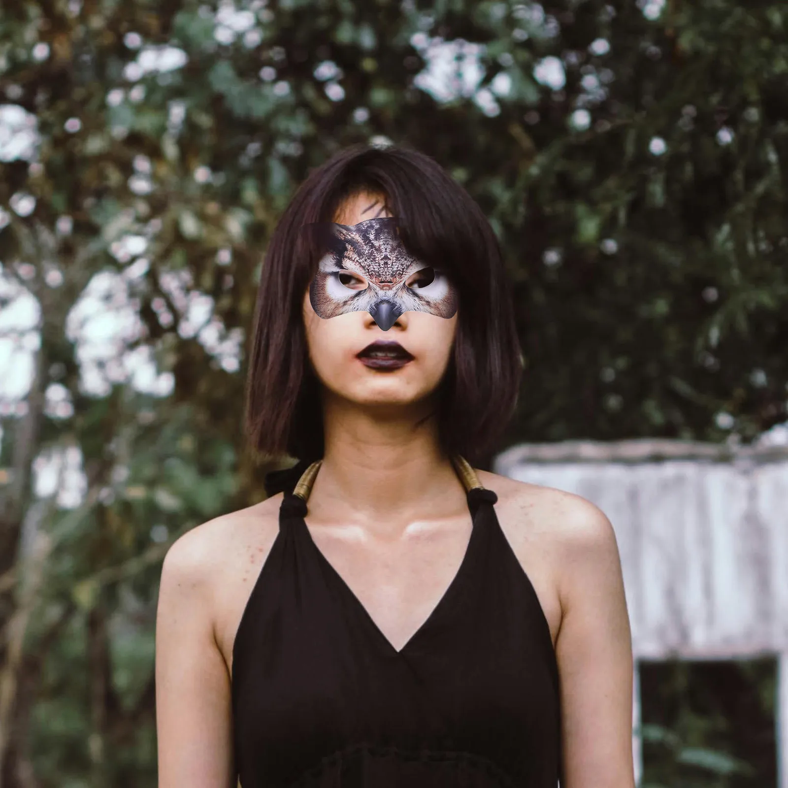 

Owl Halloween Party Masquerade Face For Women Men Animal Costume Lightweight Soft Eva Comfortable Realistic Delicate Design