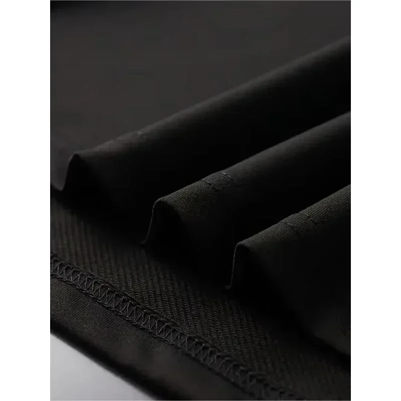 Women's Y2K White Loose Solid Color Long Sleeved T-shirt, Round Neck Wide Version Top, Simple Daily Shirt