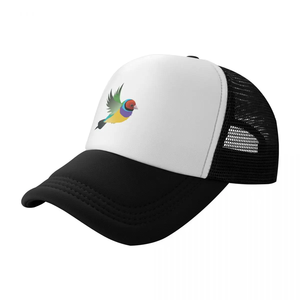 

Flying gouldian finch Baseball Cap hiking hat sun hat Horse Hat Woman Men's