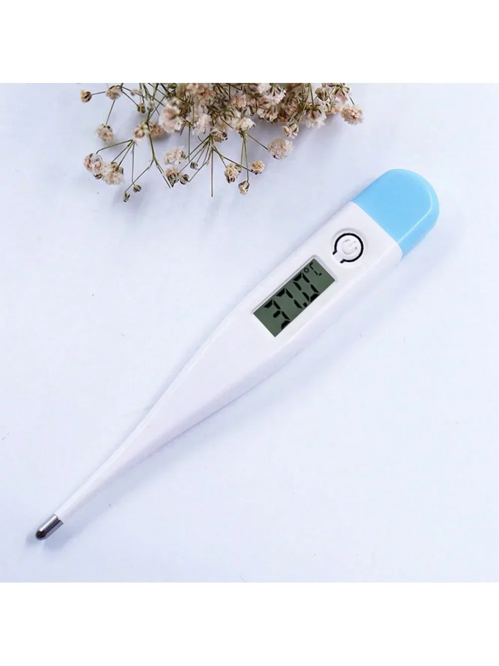 2 pcs Thermometer for Adults, Digital Oral Thermometer for Fever with 10 Seconds Fast Reading