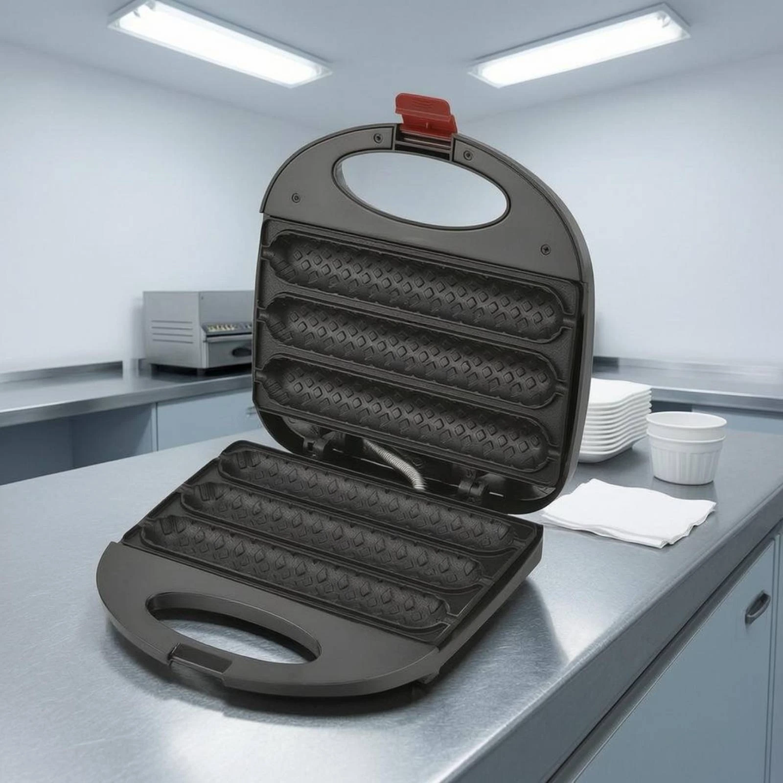 grelhador-eletrico-dobravel-para-salsichas-tipo-clamshell-com-tampa-articulada-pequeno-eletrodomestico-de-cozinha