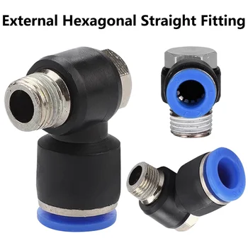 10/50pcs PH pneumatic quick coupler accessories for air hose tube connectors fitting 1/8" 1/2 3/8 1/4 BSP