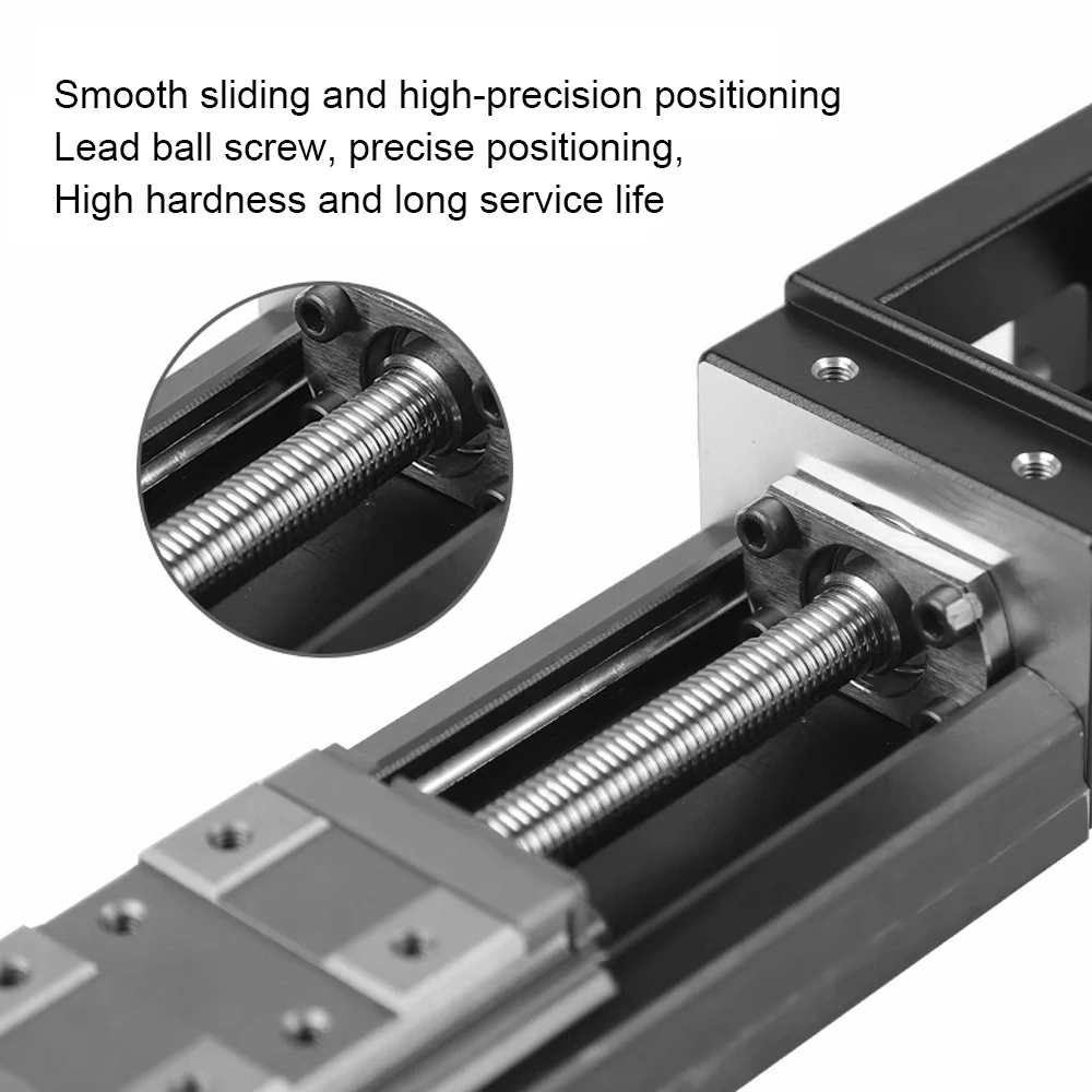 Kk86 Schiebe tisch lineare Bühnen breite 85mm Stahl basis modul lineare Achse hohe Steifigkeit hohe Präzision mit staub dichter Platte