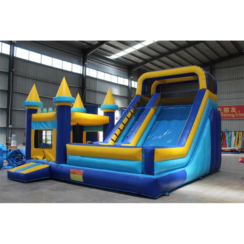 Trampoline Slide Combination Commercial Inflatable Trampoline Inflatable Bounce Castle Children's Jump Bounce House Party Rental