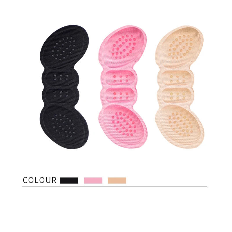 10pcs High Heel Inserts Pain Relief Anti-wear Cushion Pad Heel Insoles for Sport Shoes Back Adhesive Shoe Pads Sponge Insole Pad