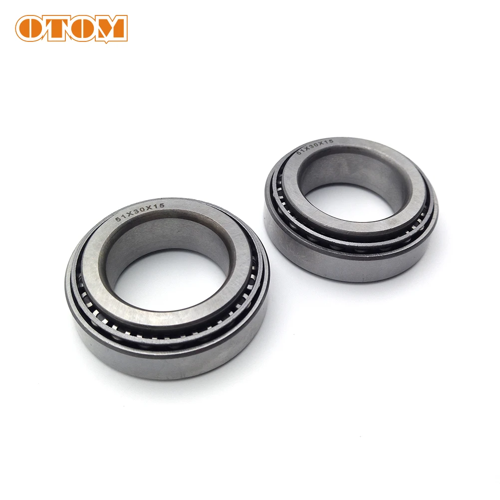 OTOM Steering Stem Bearings Set For HONDA CR125R CRF250R CRF450X CRF450RX Dirt Bike Directional Column Bearing Cub Steering Nuts