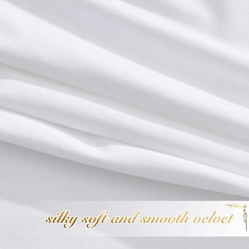 120 tende lunghe in morbido velluto, set a 2 pannelli, luce e blocco del calore per porte scorrevoli in vetro, larghezza 52