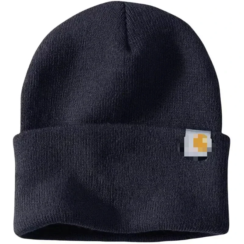 Carhartt Solid Color Versatile Autumn/Winter Knit Cap European Style Workwear For Men And Women Trendy Brand Cold Cap Double Lay