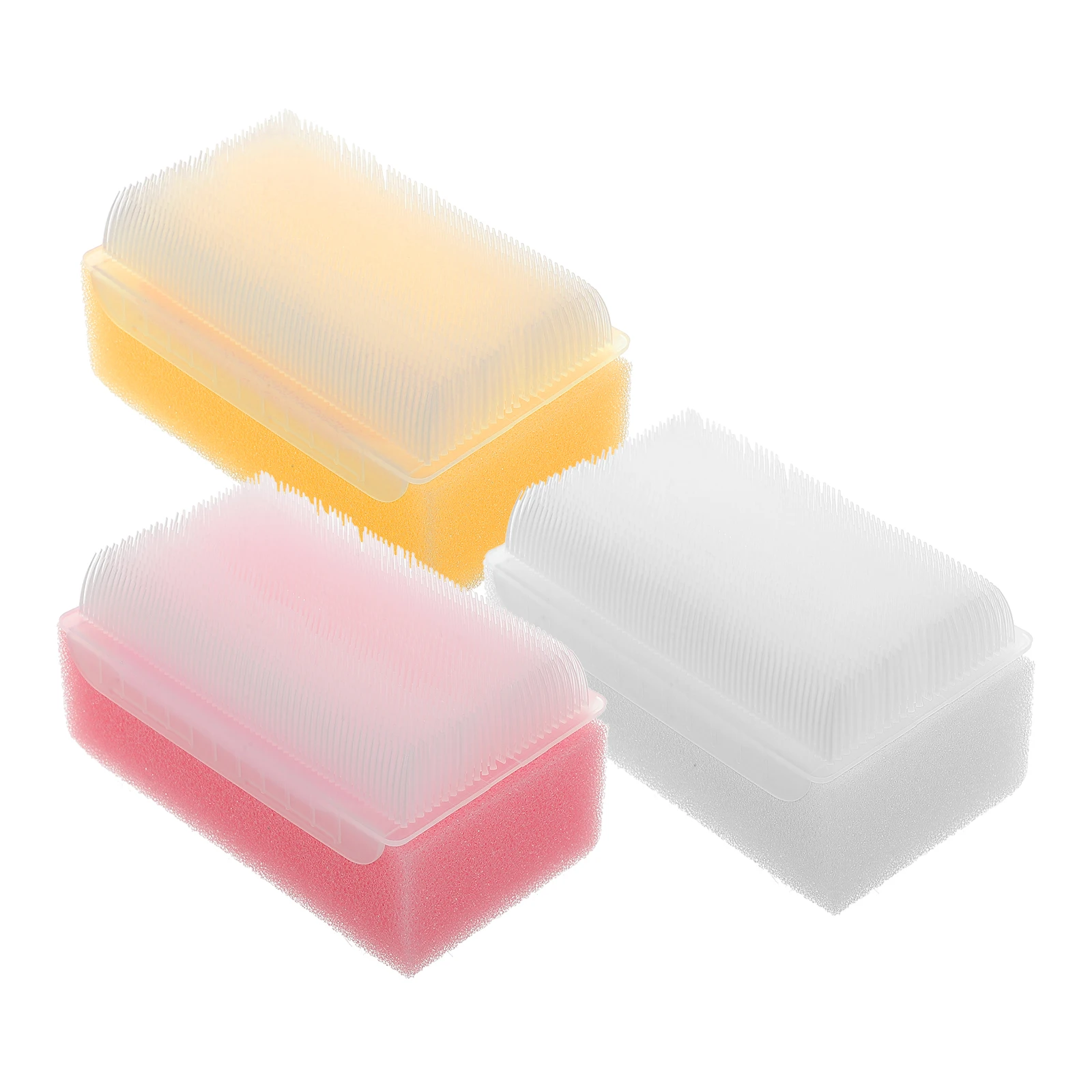 

3pcs Baby Bath Brush Sponge for Toddler Soft Body Sponges Massage Infant Bathing Sensory Development Kids Touch Safe Material