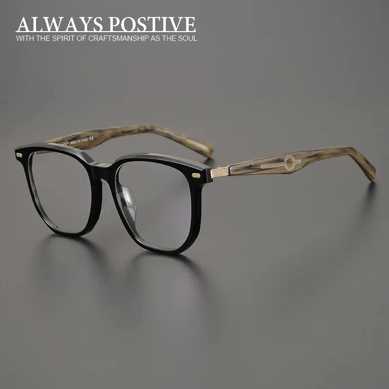 

Exquisite Vintage Top Quality Fashion Vintage Round Acetate Prescription Glasses Frame Men Women Myopia Optical Retro Eyewear