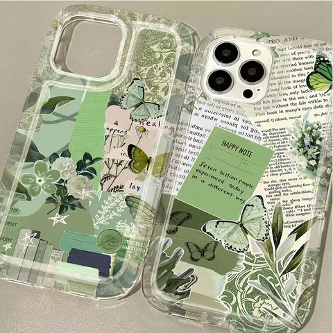 Summer Art Illustration Case For iPhone 16 15 14 13 12 11 Pro Max XS X XR 8 7 Plus SE 2020 Shockproof Clear Soft Silicone Cover
