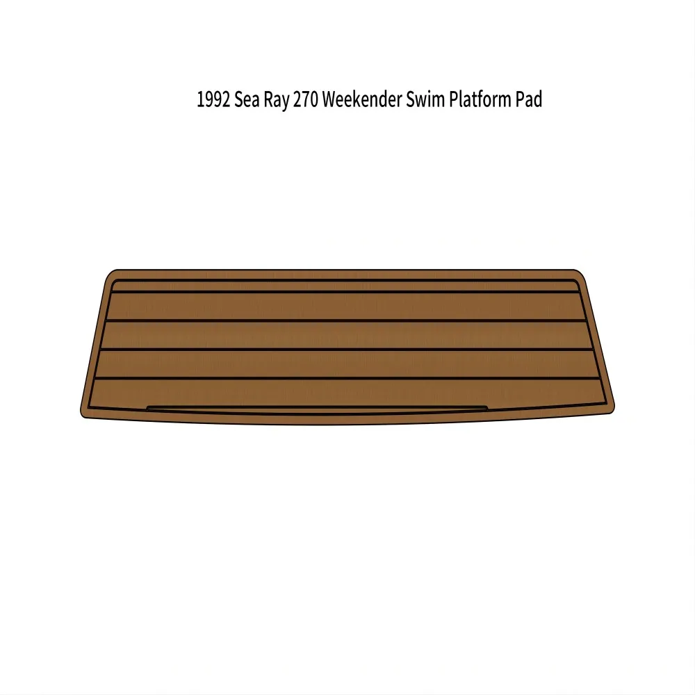 Swim Platform Pad Boat EVA Foam Teak Deck Floor Mat For 1992 Sea Ray 270 Weekender